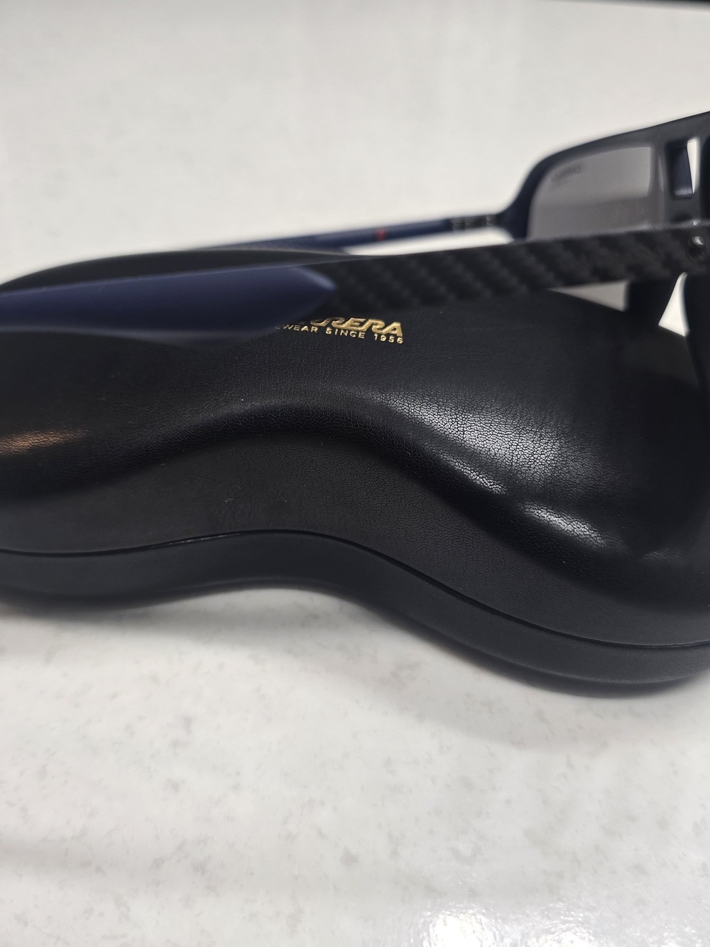Carrera Matte Navy Blue Sunglasses with Tinted Lenses - Picture 5 of 7